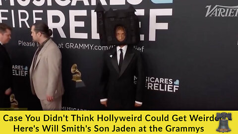 In Case You Didn't Think Hollyweird Could Get Weirder, Here's Will Smith's Son Jaden at the Grammys