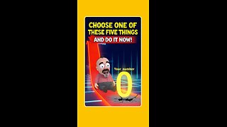 Do one of these five things right now!