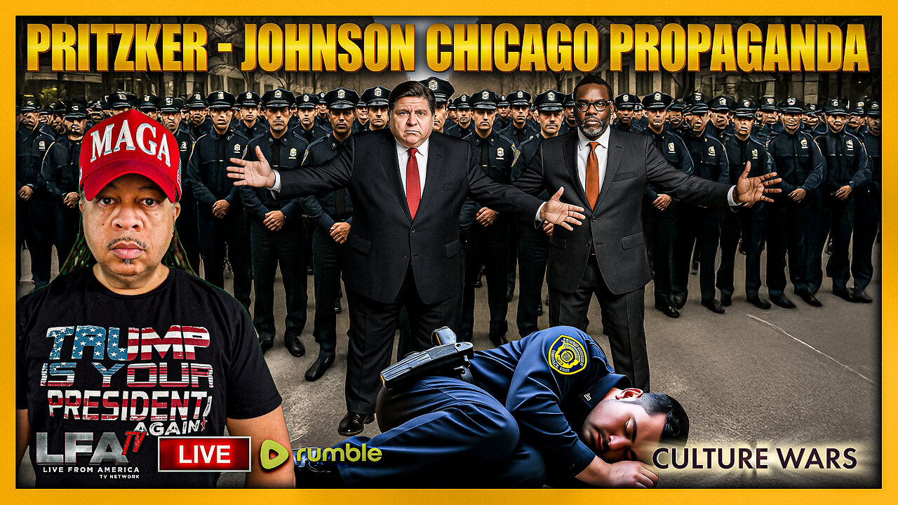 PRITZKER - JOHNSON CHICAGO PROPAGANDA | CULTURE WARS 10.7.25 2PM