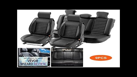 VEVOR Seat Covers Universal Car Seat Covers Full Set Seats Front Review