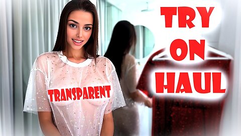 4K Transparent See-Through | Try on Haul | Lingerie | Sheer | Mesh | Cleaning | No Bra Shein look