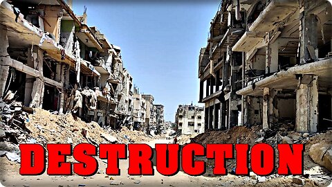 Destruction in Khan Younis - Palestine !