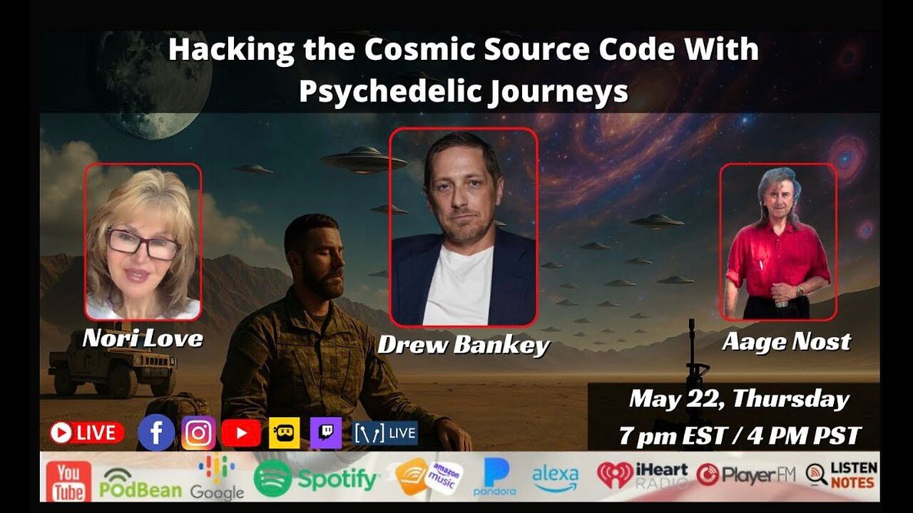 Hacking the Cosmic Source Code With Psychedelic Journeys by Drew Bankey