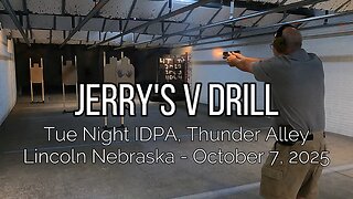 Thunder Alley IDPA - Jerry's V Drill - October 7, 2025
