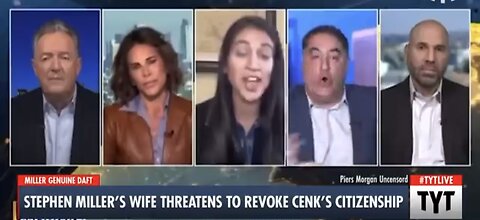 Katie Miller Threatens To DEPORT Cenk Live On Air
