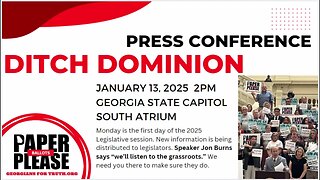 Ditch Dominion Press Conference - January 13, 2024