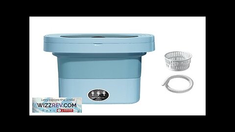 8L Foldable Mini Washing Machine Capacity 36W Portable Washer with Spin Function Review