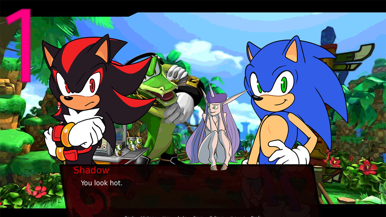 Shadow Dating Game (Demo) Part 1 Sonic Route