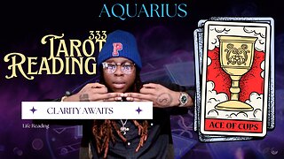 AQUARIUS ♒︎ - “GET CLEAR ON THIS SITUATION” PSYCHIC TAROT