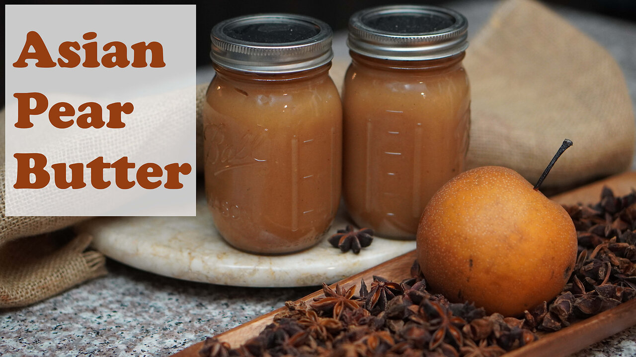 Asian Pear Butter Canning Recipe