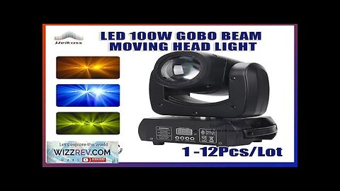 1-12Pcs/Lot Hot Selling LED 100W Beam Spot Moving Head 18 Prisms Review