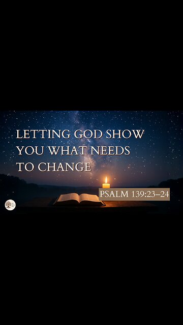 Letting God Show You What Needs to Change Psalm 139:23–24