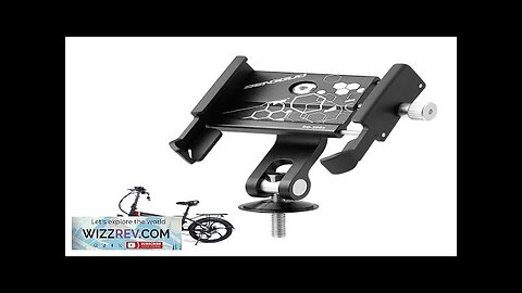 Bike Holder Aluminum Alloy 360° Adjustable Sturdy Anti-fall 0.2kg Lightweight Handlebar Review