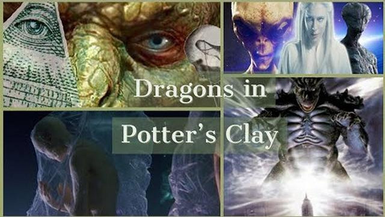 Dragons in Potter's Clay Demonic Reptilian Shapeshifters & Entities Everywhere Among Us!