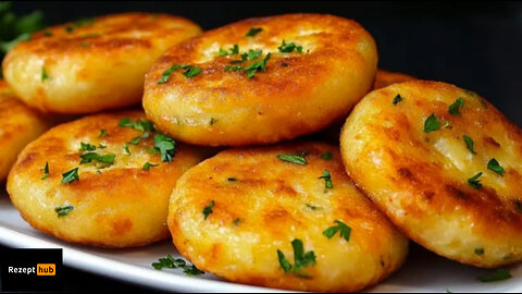 Potatoes with eggs are tastier than meat!! Family snack in 10 minutes