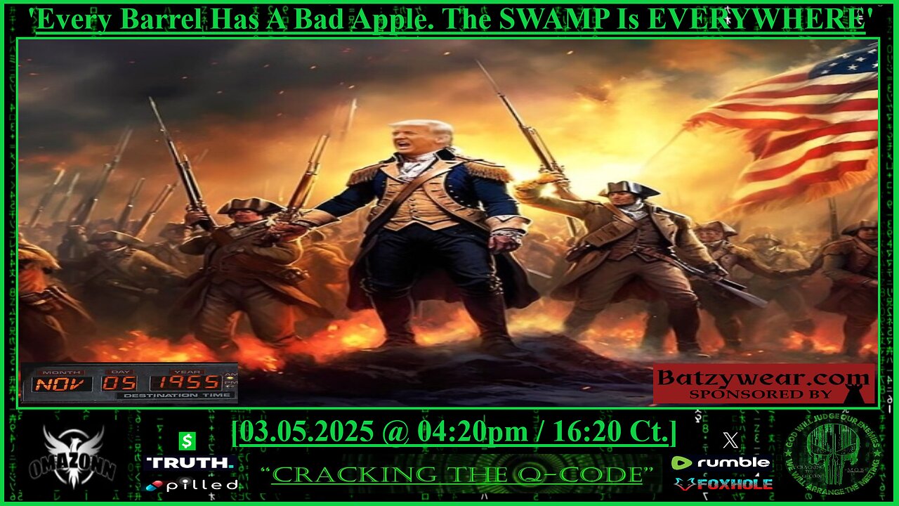 "CRACKING THE Q-CODE" ~ 'Every Barrel Has A Bad Apple. The SWAMP is EVERYWHERE'