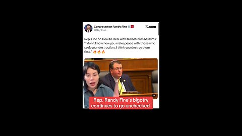 Rep. Randy Fine keeps Dehumanizing Muslims
