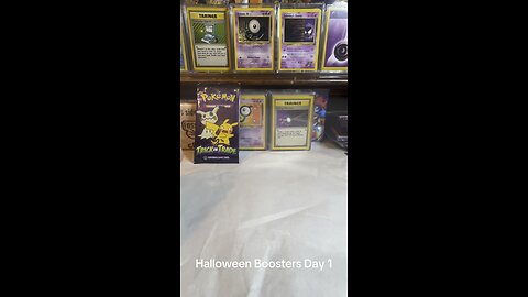 Pokemon Halloween Booster Packs Day 1
