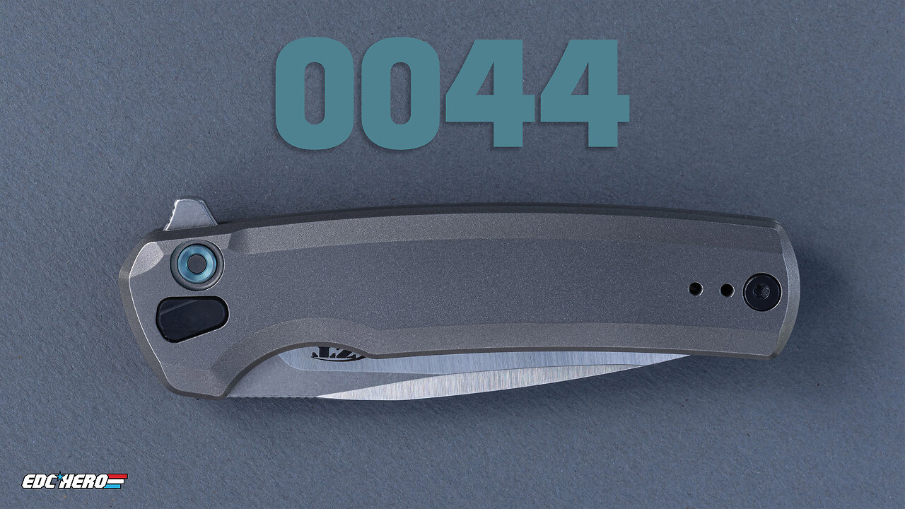 Zero Tolerance Knives 0044 Titanium button lock flipper knife