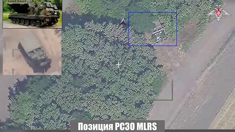 Iskander strike - an M270 MLRS destroyed in Sumy region.