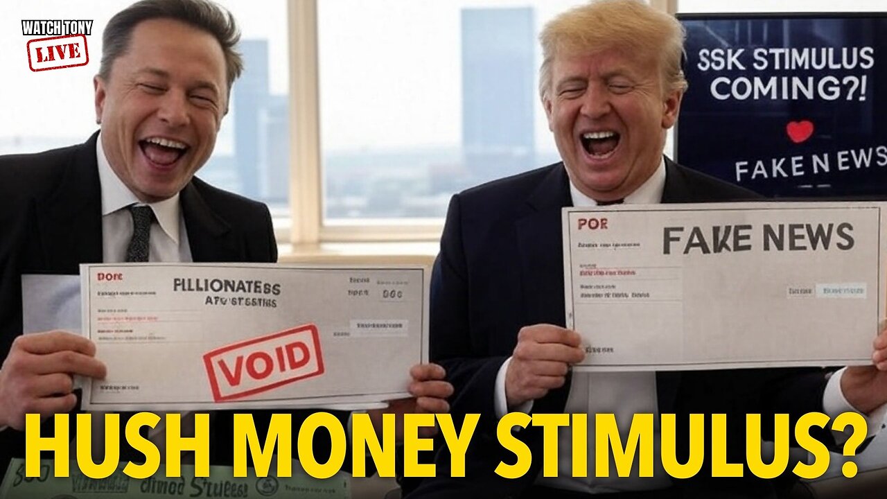 Musk/Trump $8K STIMULUS SCAM | The Tony Michaels Podcast #844