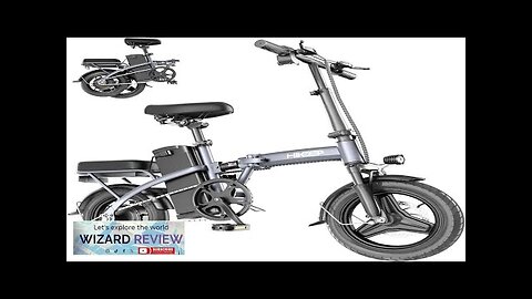 Folding Electric Bikes for Adults 14” Tire 22Mph by 400W (Peak 600W) Review