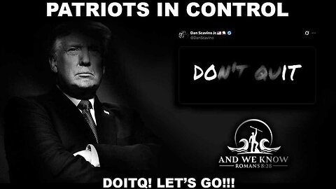 1.13.26: DON'T QUIT, PATRIOTS in CONTROL, how many coincidences? message sent, Entering the Final