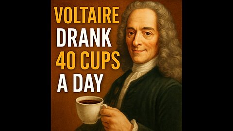 Voltaire Drank 40 Cups of Coffee a Day