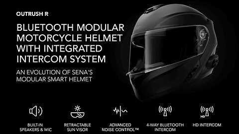 Sena Stryker Full Face Smart Helmet
