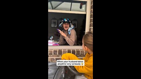 This 😎 Dad Takes Make Believe Play To A Whole Other Level! 😂🤣😜