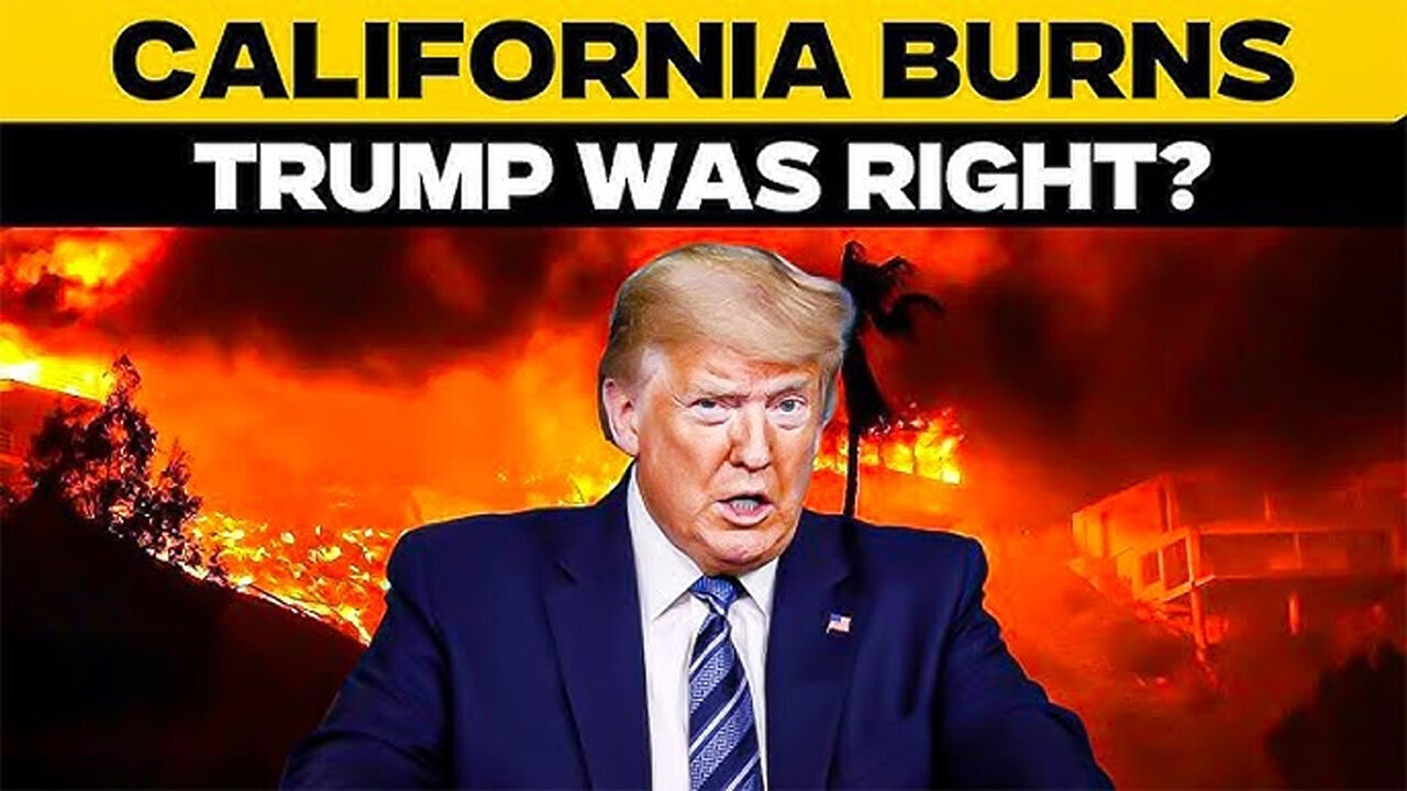 Trump Was Right - California Sets Itself on Fire in Trump Protest