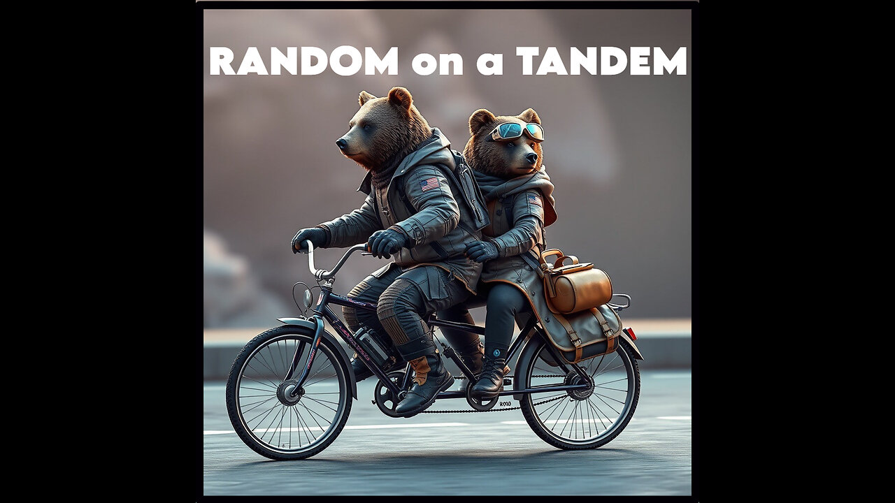 Random on a Tandem. Short. Happy Friday. Bears on a Tandem. #outdoorlifestyle, #outdoortravel