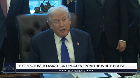 Trump Participates in Signing Ceremony
