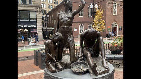 Boston walk and talk, Irish Famine Memorial