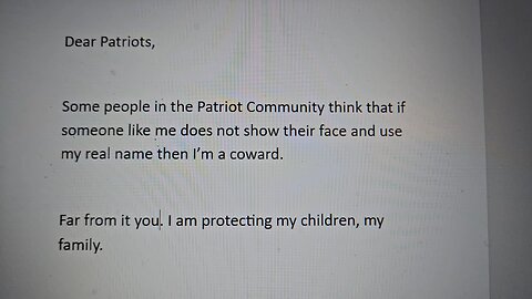 Message To All Patriots About The Powder Puffs. God Bless Trump & Military. Long Live Our Republic