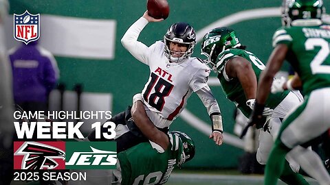 Atlanta Falcons vs New York jets week 13 game highlights