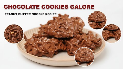 Chow Mein Cookies Sound Wrong… Until You Try Them (Chocolate Peanut Butter)