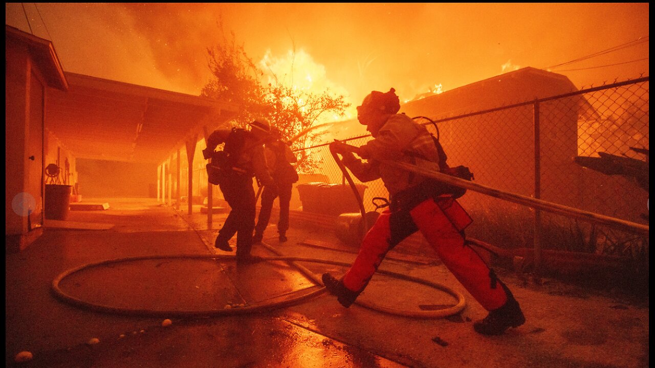 LA IS BURNING...0 % CONTAINMENT!