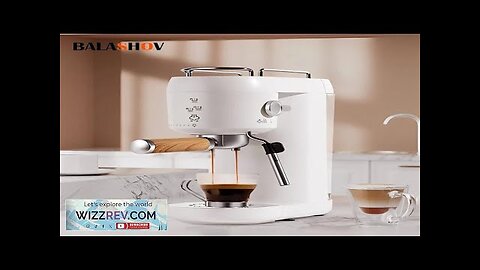 Semi Automatic Espresso Coffee Maker Professional Electric Italian Coffee Machine Cappuccino Review