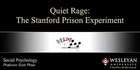 QUIET RAGE: THE STANFORD PRISON EXPERIMENT - 1992 DOCUMENTARY 💥