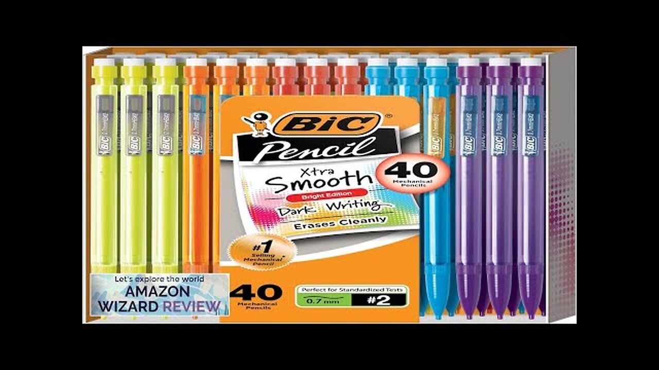 BIC Xtra-Smooth Mechanical Pencils with Erasers (MPCE40-BLK) Bright Edition Medium Point Review