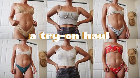 another try-on thrift haul but with more bikinis