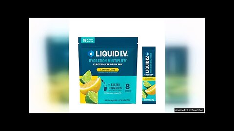 Liquid I.V. Hydration Multiplier - Lemon Lime - Hydration Powder Packets Review