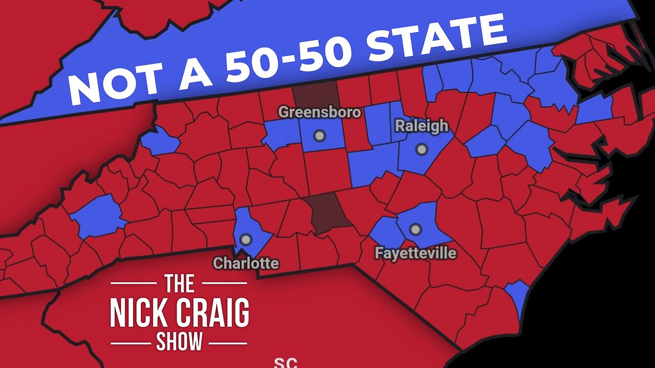 North Carolina Isn’t a 50–50 State - Tuesday, October 21st, 2025