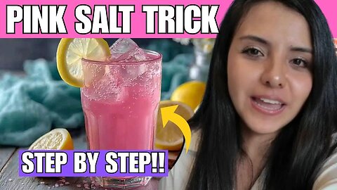 PINK SALT TRICK ((STEP BY STEP!!)) HIMALAYAN PINK SALT RECIPE - PINK SALT TRICK FOR WEIGHT LOSS