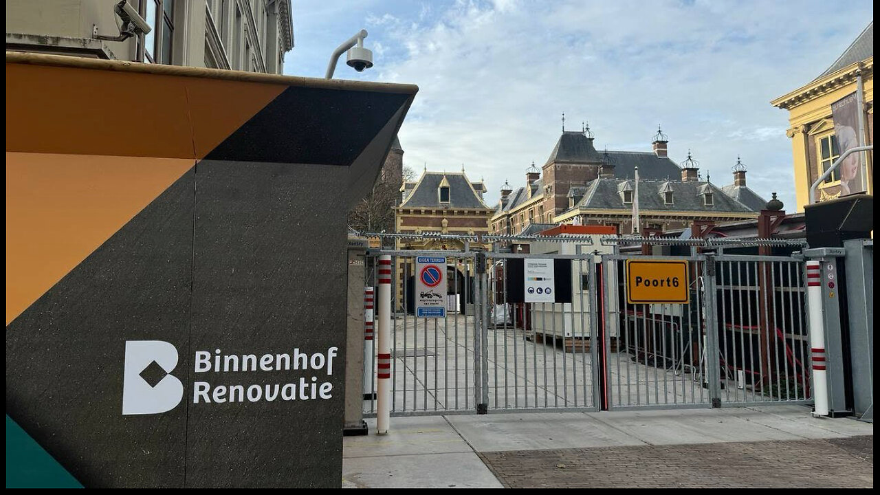 Den Haag Binnenhof renovatie ter waarde van 2 miljard euro drone-beelden van 31-10-2025