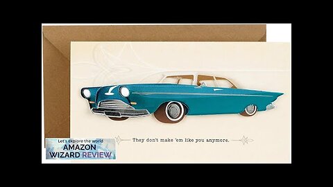 Hallmark Signature Father's Day Card (Vintage Classic Car Don't Make 'Em Like Review