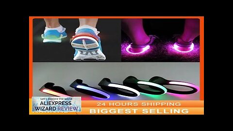 Luminous Shoe Clip Light Flashing LED Shoe Clip Ciclismo Outdoor Warning Sports Review