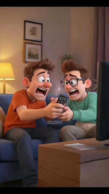 When your friend thinks the remote is theirs