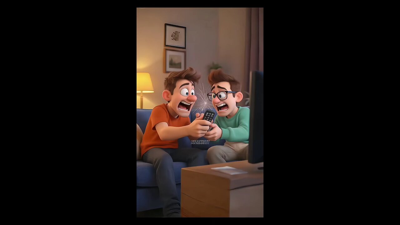 When your friend thinks the remote is theirs